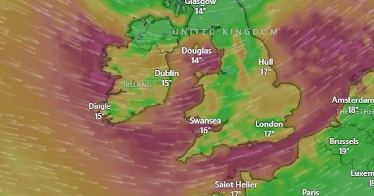 warnings for strong winds, heavy rain issued by Met Éireann – The Irish Times