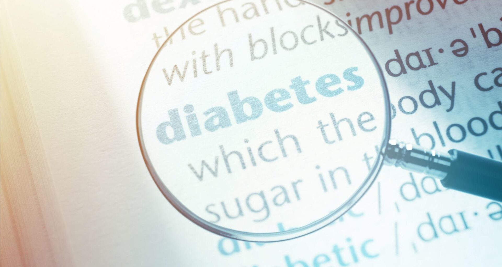 Diabetes Dictionary Magnifying Glass