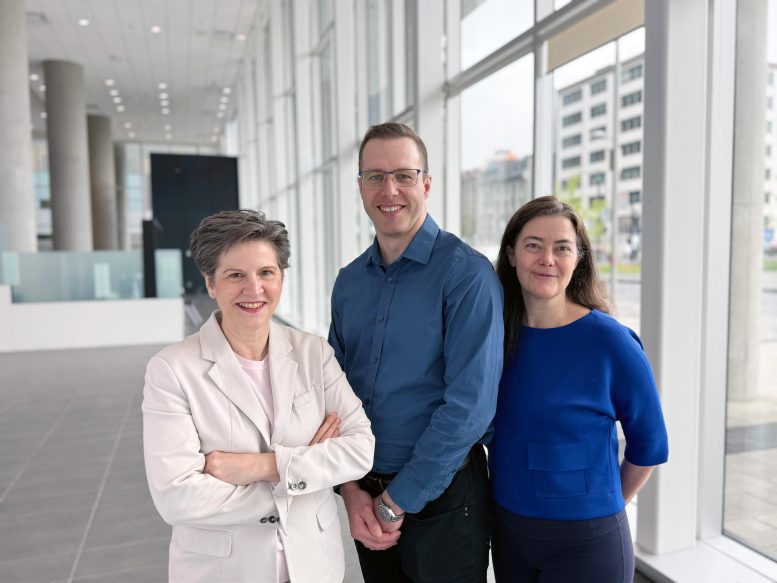 Dr. Marie Josée Hébert, Francis Migneault, and Dr. Héloïse Cardinal