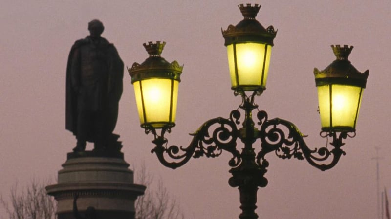 The old orange lights, which gave the city’s sky its distinctive sepia hue for more than 70 years. Photograph: Getty