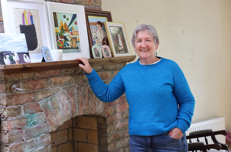 Aedín Gillespie, a bereavement volunteer at St Francis Hospice whose husband died in the hospice. Photograph: Dara Mac Dónaill