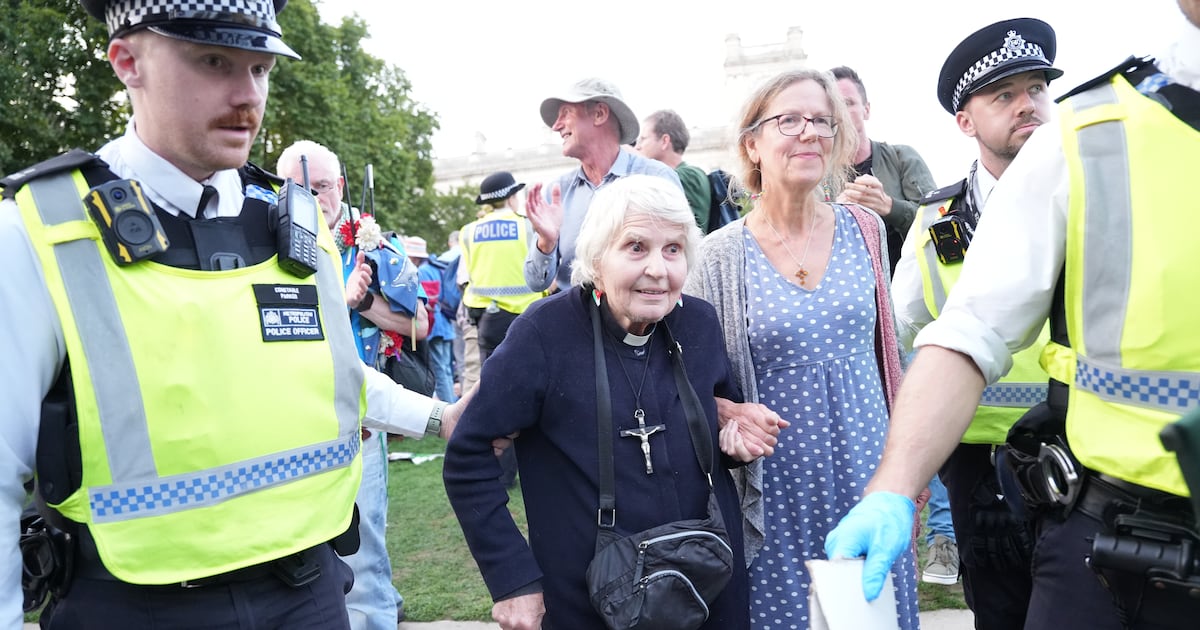 Almost 900 people arrested at London protest for Palestine Action – The Irish Times