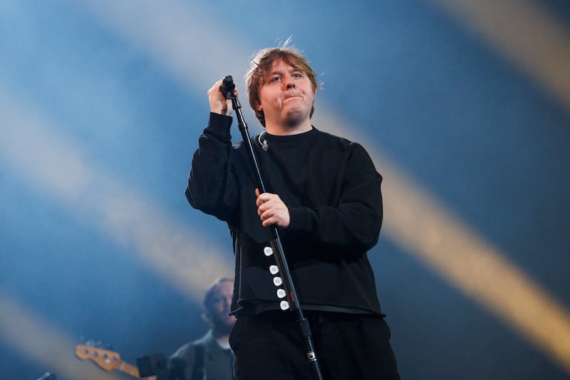 Lewis Capaldi performing at the 3Arena, Dublin. Photograph: Dan Dennison 