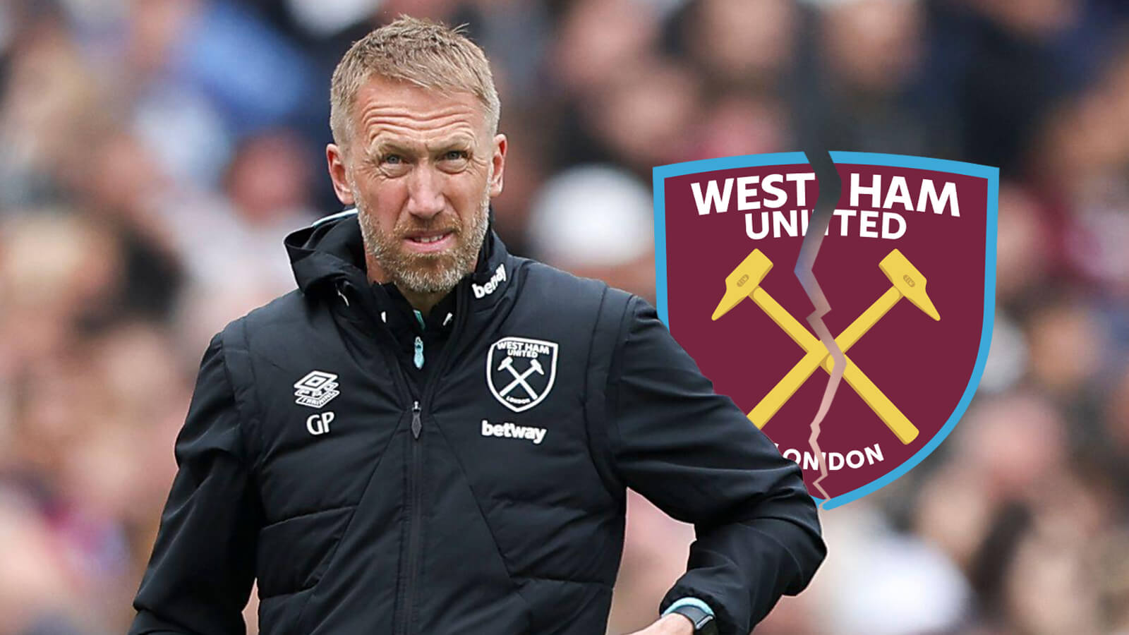 Graham Potter sacked by West Ham as 'expected' replacement revealed