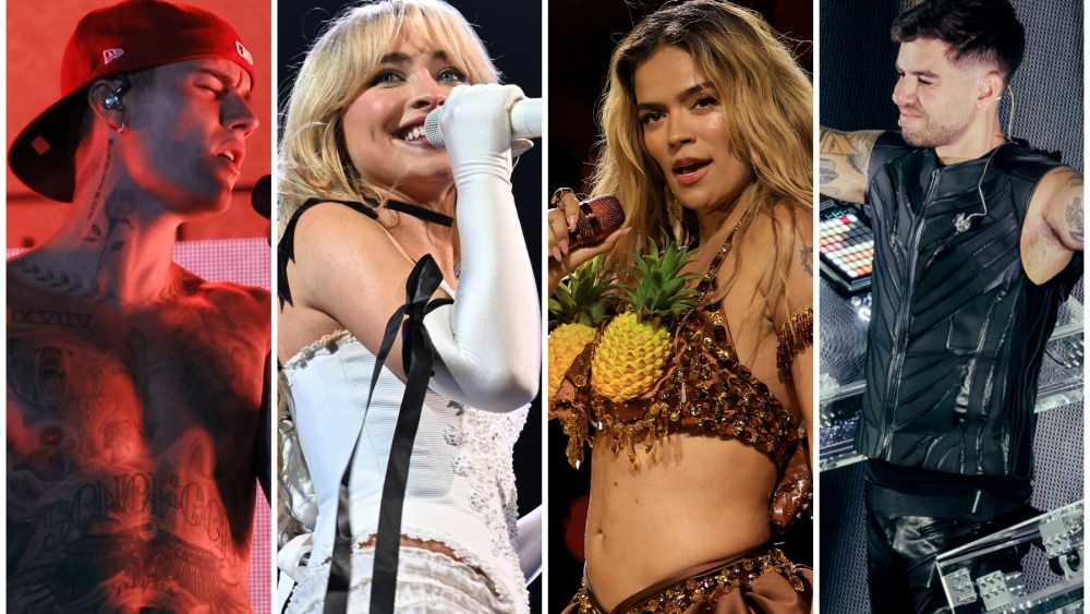 Justin Bieber, Sabrina Carpenter, Karol G