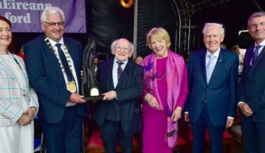 Wexford artist created unique sculpture for President Michael D Higgins
