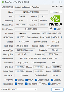Figure 1: GPU-Z confirms that the GPU is connected to the correct PCIe slot.
