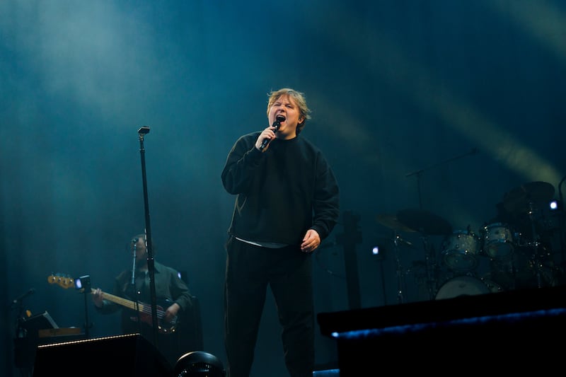 Lewis Capaldi performing at the 3Arena, Dublin. Photograph: Dan Dennison 