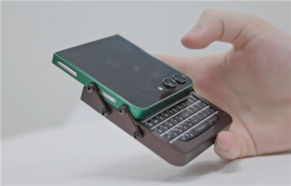 Samsung Galaxy Z Flip becomes mini sliding phone with BlackBerry physical keyboard in ambitious DIY project
