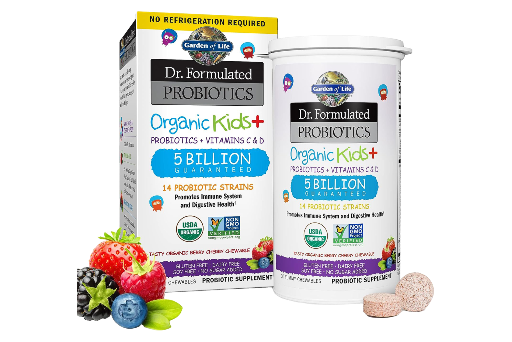Garden of Life Organic Kids+ Probiotics + Vitamins C & D