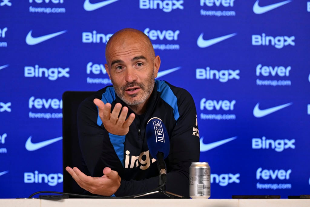 Chelsea manager Enzo Maresca during a Press Conference.