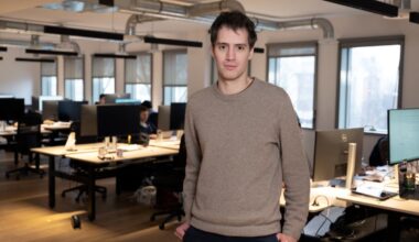 Founder of artificial intelligence start-up Mistral AI, Arthur Mensch