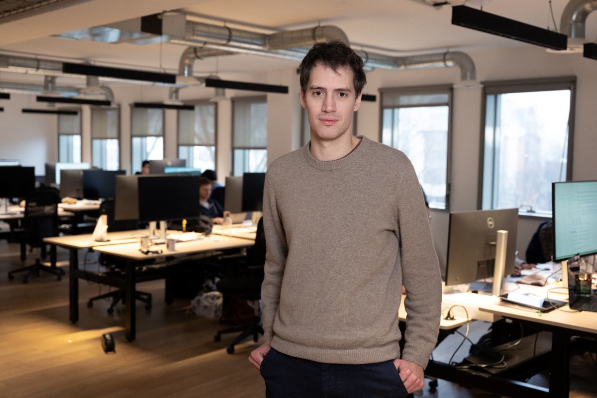 Founder of artificial intelligence start-up Mistral AI, Arthur Mensch