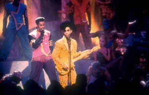 Prince performs at the 1991 MTV Video Music Awards Held in Los Angeles, CA on September 5, 1991. Photo by Frank Micelotta/Getty Images