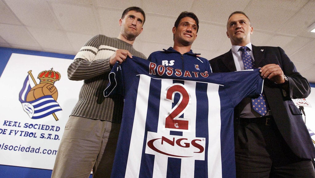 Real Sociedad's former Technical Director Roberto Olabe.