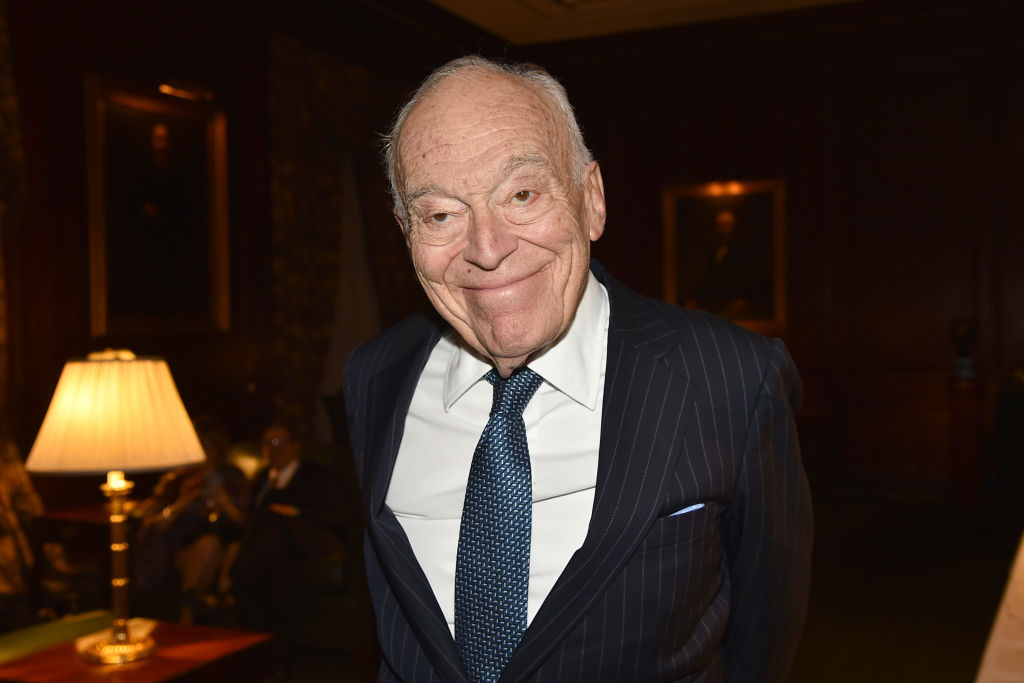 NEW YORK, NY - FEBRUARY 15:  Leonard Lauder attends Symrise's Achim Daub & ReVive's Elena Drell Szyfer honored at BEYOND BEAUTY Dinner 2018; Special Speaker: Actor and Mental Health Advocate Danielle Lauder at The Union League Club on February 15, 2018 in New York City.  (Photo by Patrick McMullan/Patrick McMullan via Getty Images)