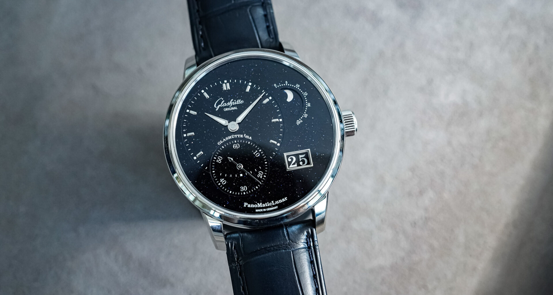 The New Glashütte Original PanoMaticLunar Anniversary Edition