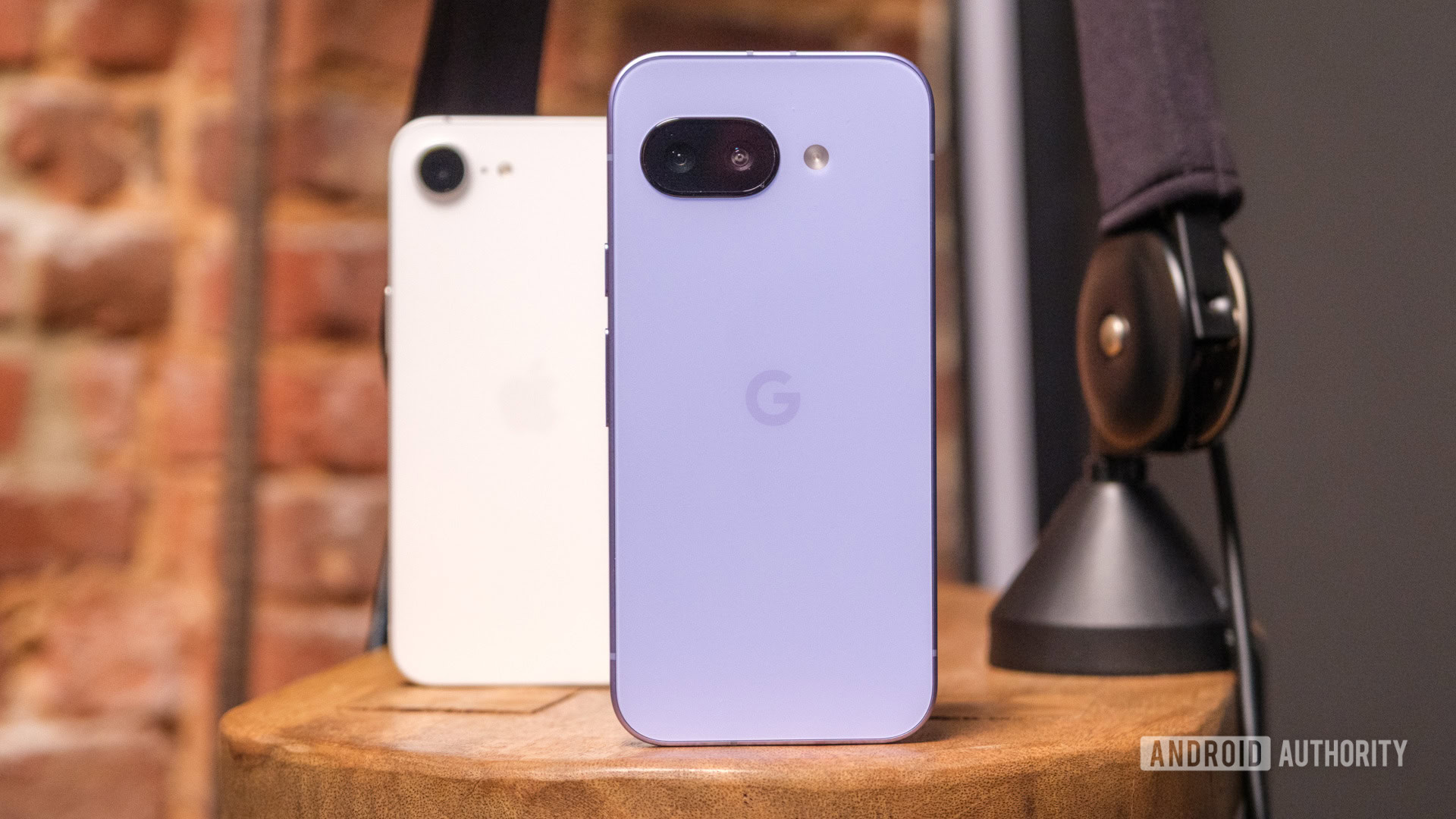 Google Pixel 9a vs iPhone 16e rear hero