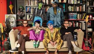 Damon Albarn says falsetto on debut Gorillaz album is "definitely related to the drugs I was taking"