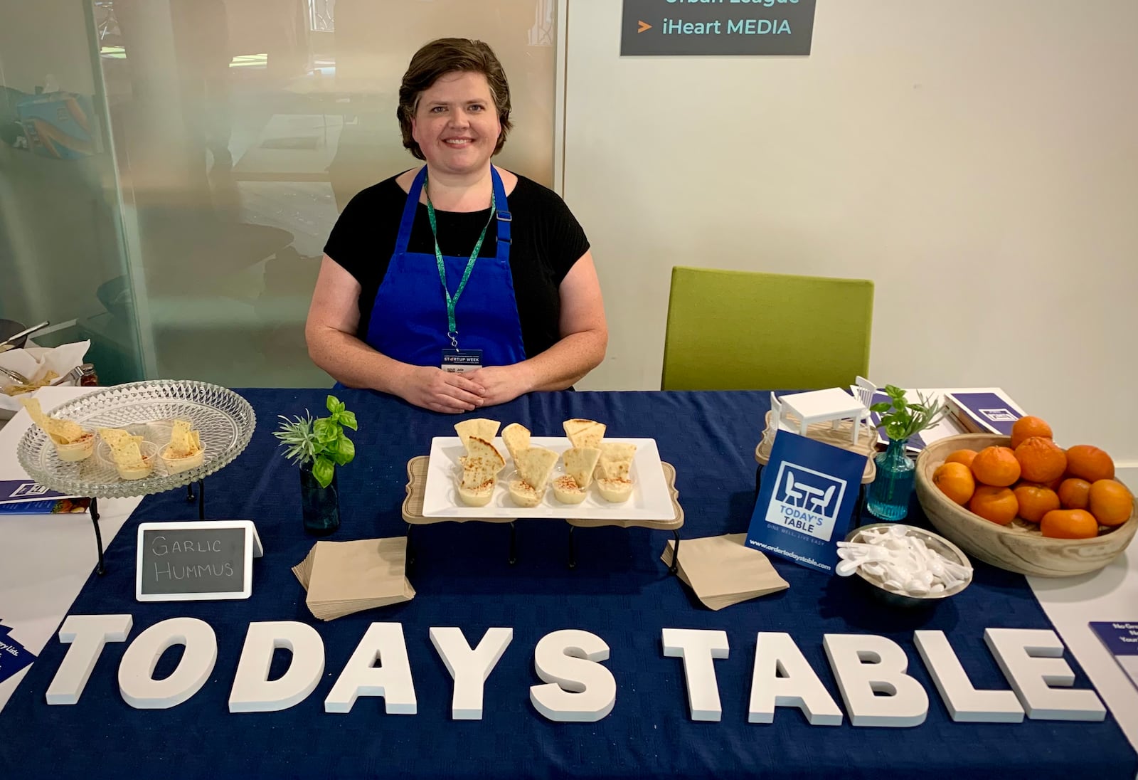 Julie Arias, cofounder of Today’s Table, at her business’s catering spot for launch Dayton Stattup Week, Sept. 9, 2025. LONDON BISHOP/STAFF