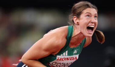 Kate O’Connor in silver medal position ahead of final 800m run at World Championships – The Irish Times