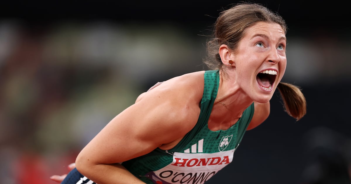 Kate O’Connor in silver medal position ahead of final 800m run at World Championships – The Irish Times