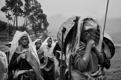 A tea plantation in Rwanda (1991), from the 'Workers' project.