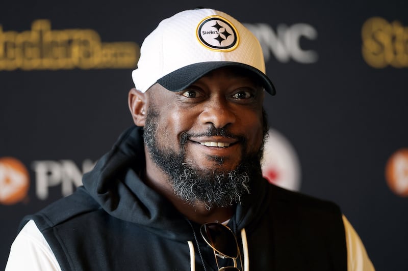 Pittsburgh Steelers head coach Mike Tomlin at Carton House, Co Kildare. Photograph: Laszlo Geczo/Inpho