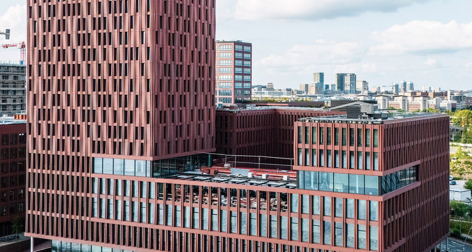 Rieder facade makes "architectural statement" for Hamburg port tower