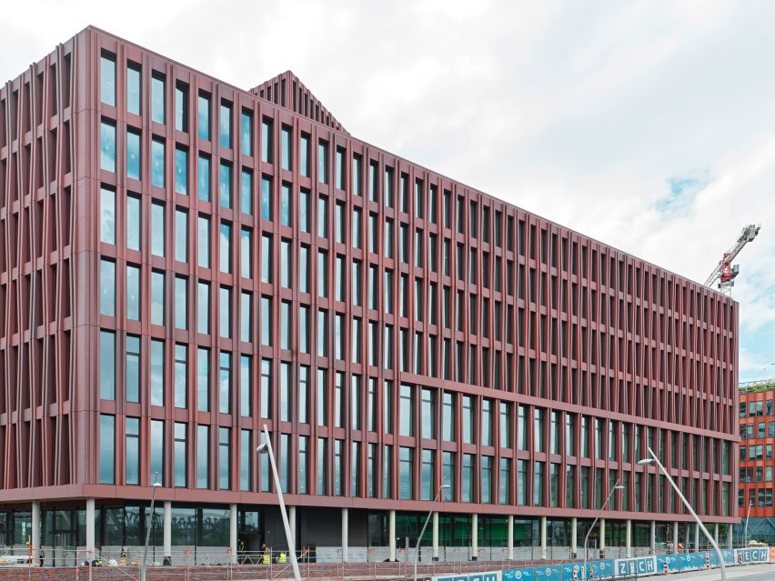  BGW and VBG Prevention Centre clad in a red facade system