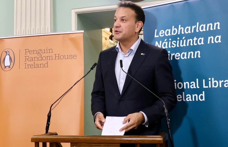 Former taoiseach Leo Varadkar at the launch of his book Speaking My Mind. Photograph: Ronan McGreevy