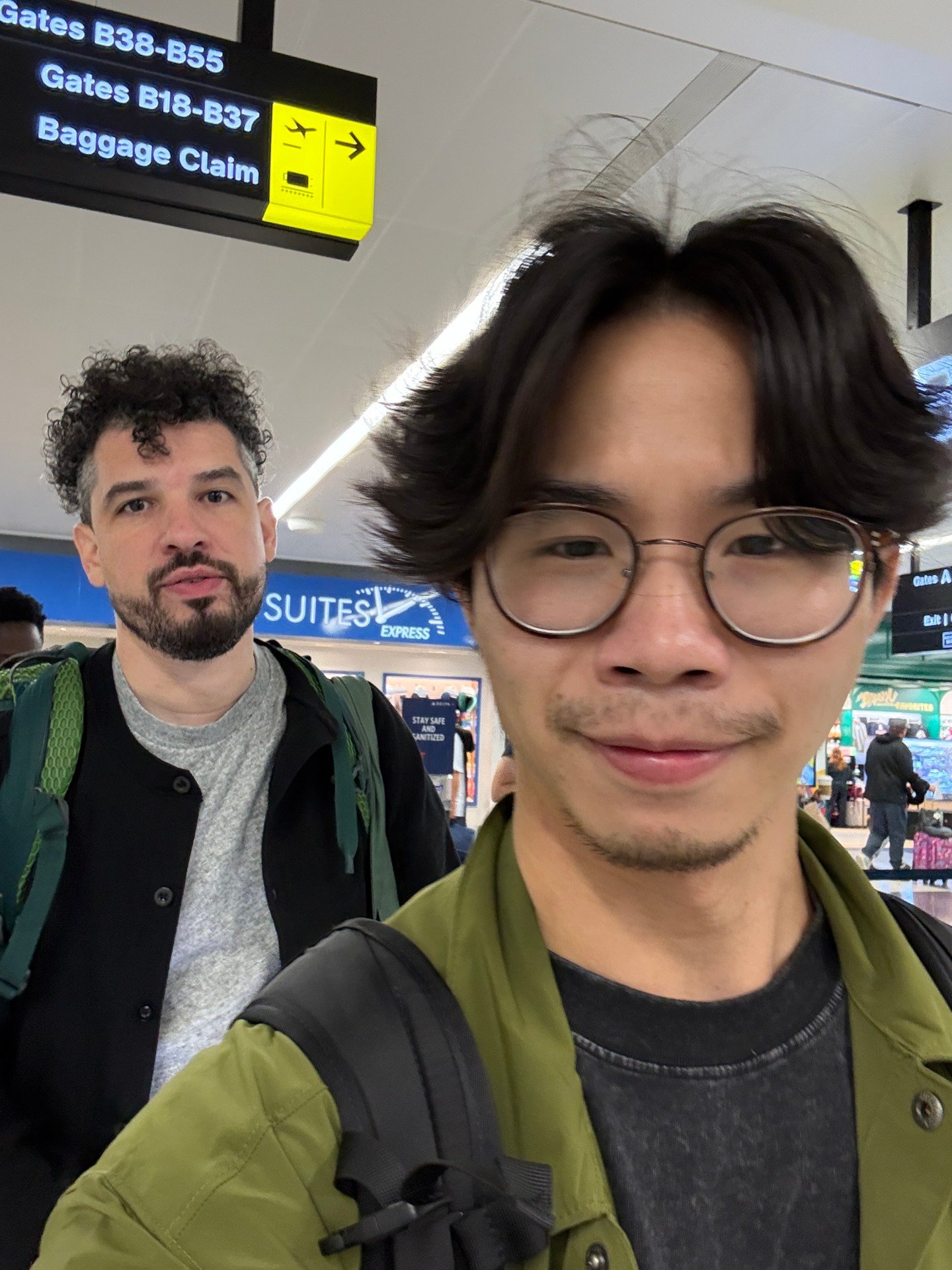 Gizmodo social media editor Adriano Contreras and Senior Editor, Consumer Tech in San Francisco for Apple Event September 2025