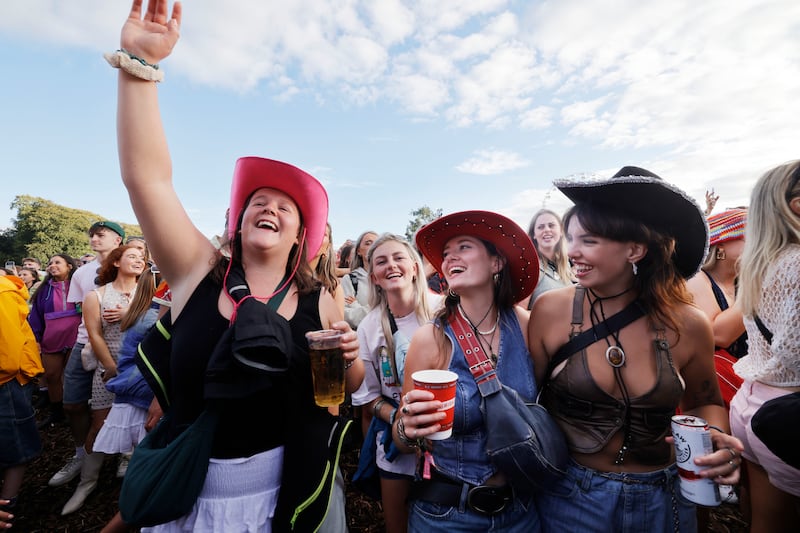 Chappell Roan fans go wild as she takes to the stage. Photograph: Alan Betson