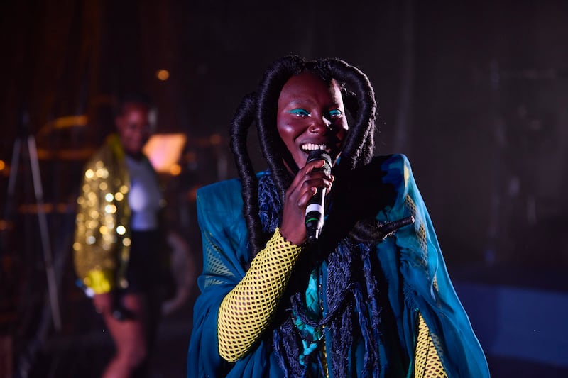 Dublin Fringe Festival 2025: Tishé Fatunbi (left) and FeliSpeaks in FeliSpeaks' play Octopus Children. Photograph: Patricio Cassinoni