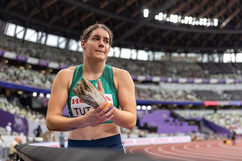 Ireland’s Nicola Tuthill has reached the final of the women's hammer. Photograph: Morgan Treacy/Inpho