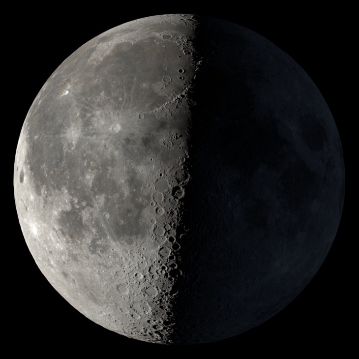 The Last Quarter Moon meets Elnath
