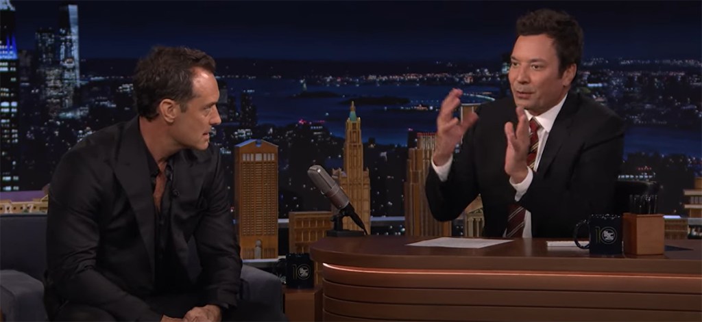 Jude Law Gives Hopeful Nod To Future Of Late-Night On 'Tonight Show'