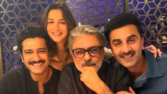 Sanjay Leela Bhansali's Love and War is headlined by Ranbir Kapoor, Alia Bhatt and Vicky Kaushal(Photo: X)