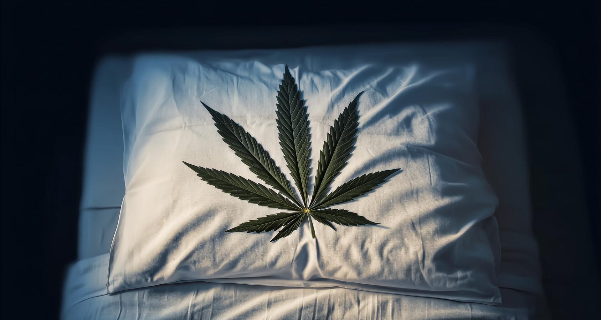 Marijuana Leaf Pillow Bed Cannabis Sleep
