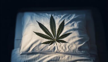 Marijuana Leaf Pillow Bed Cannabis Sleep