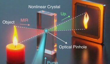 Mid Infrared Nonlinear Pinhole Imaging