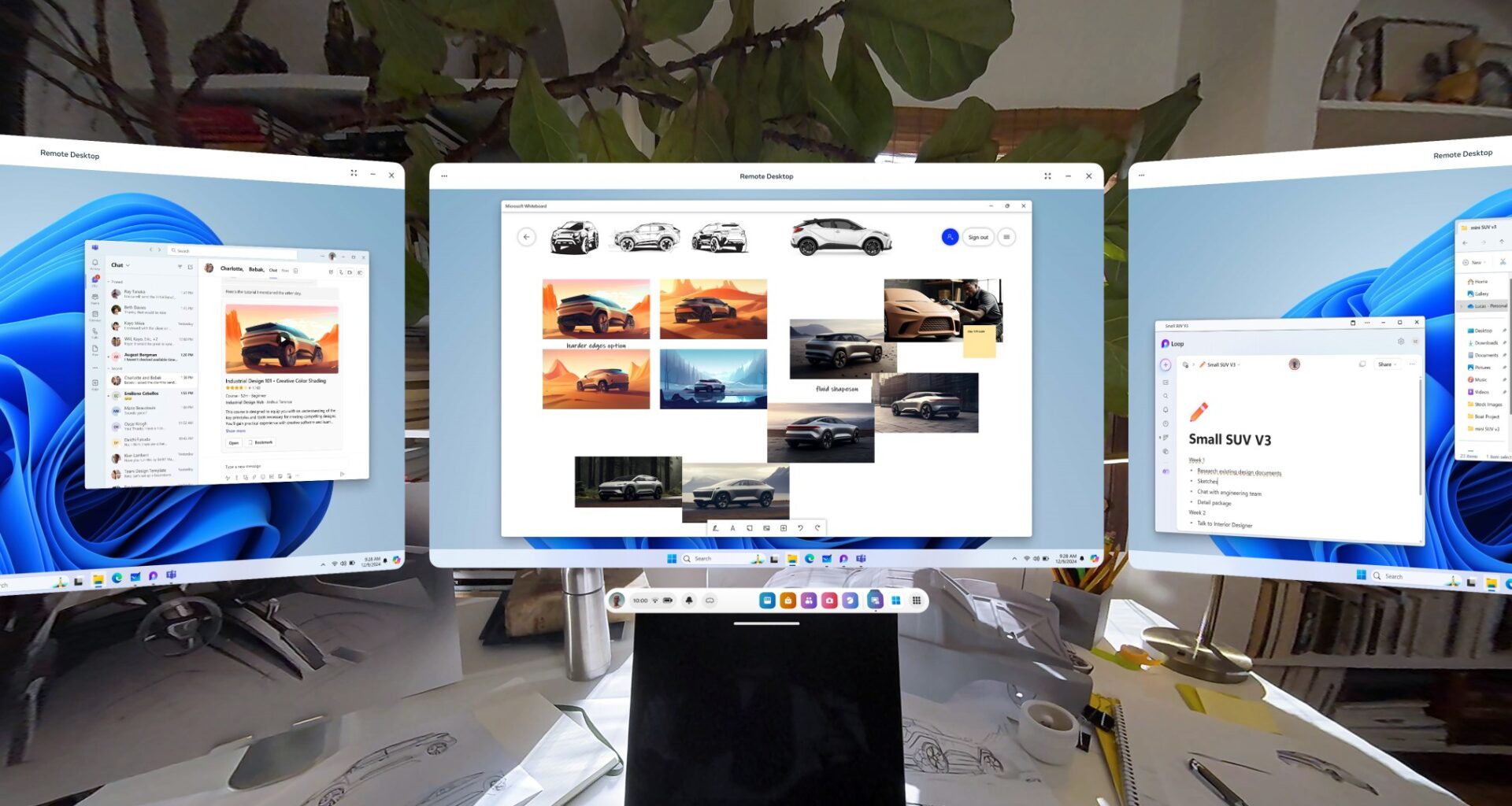 Windows 11 running in the Meta Quest