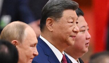 Xi Jinping warns world faces ‘peace or war’, as Putin, Kim join him for military parade – The Irish Times