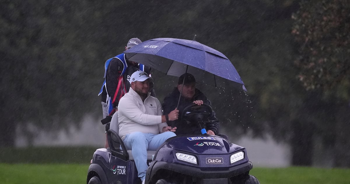 Rory McIlroy left frustrated as three lead on mixed weather day at Irish Open – The Irish Times