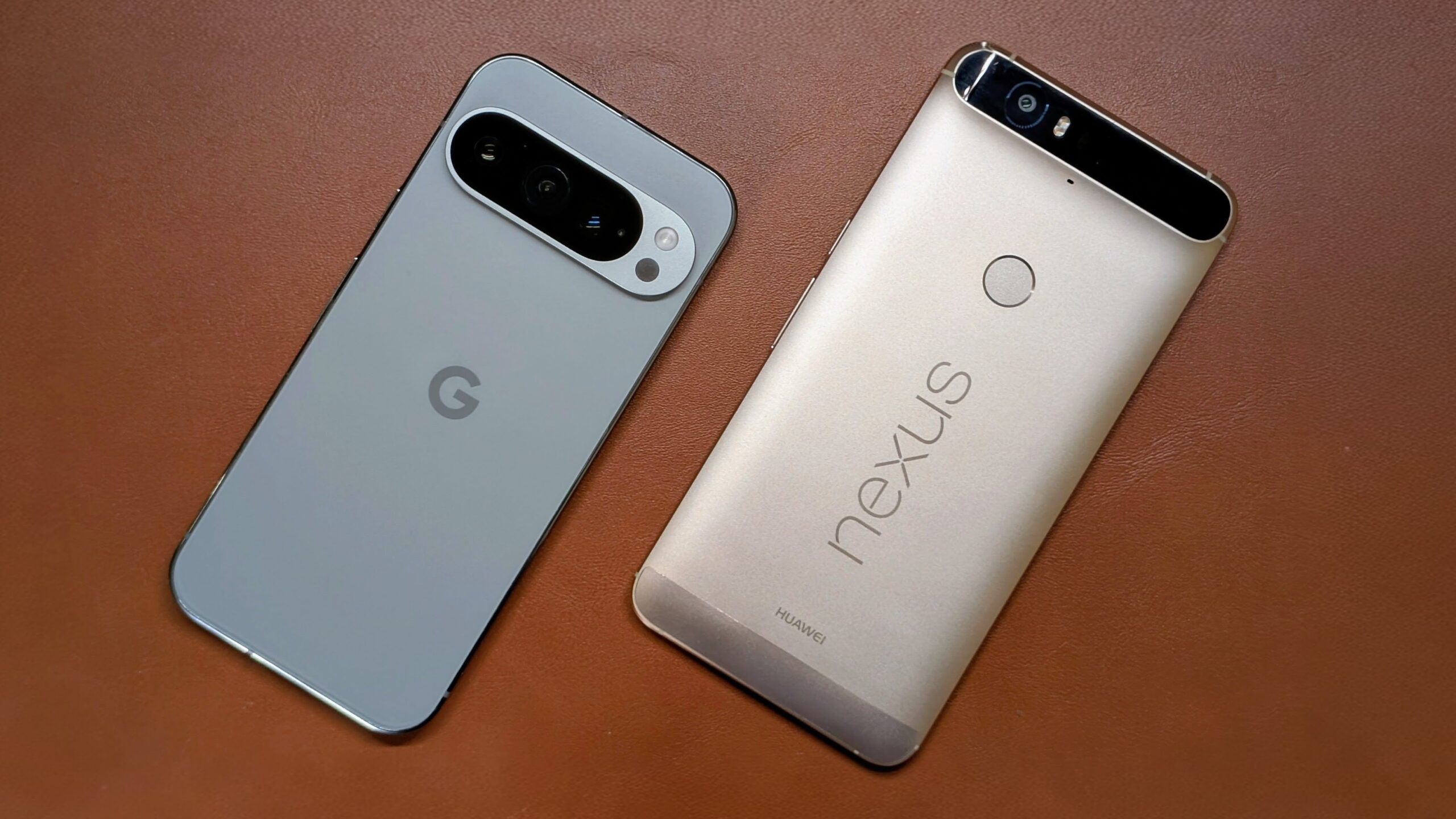 Nexus 6P Gold Pixel 9 Pro Hazel