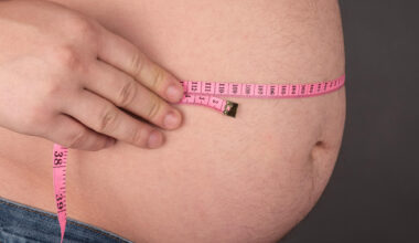 Obese Man Tape Measure Fat