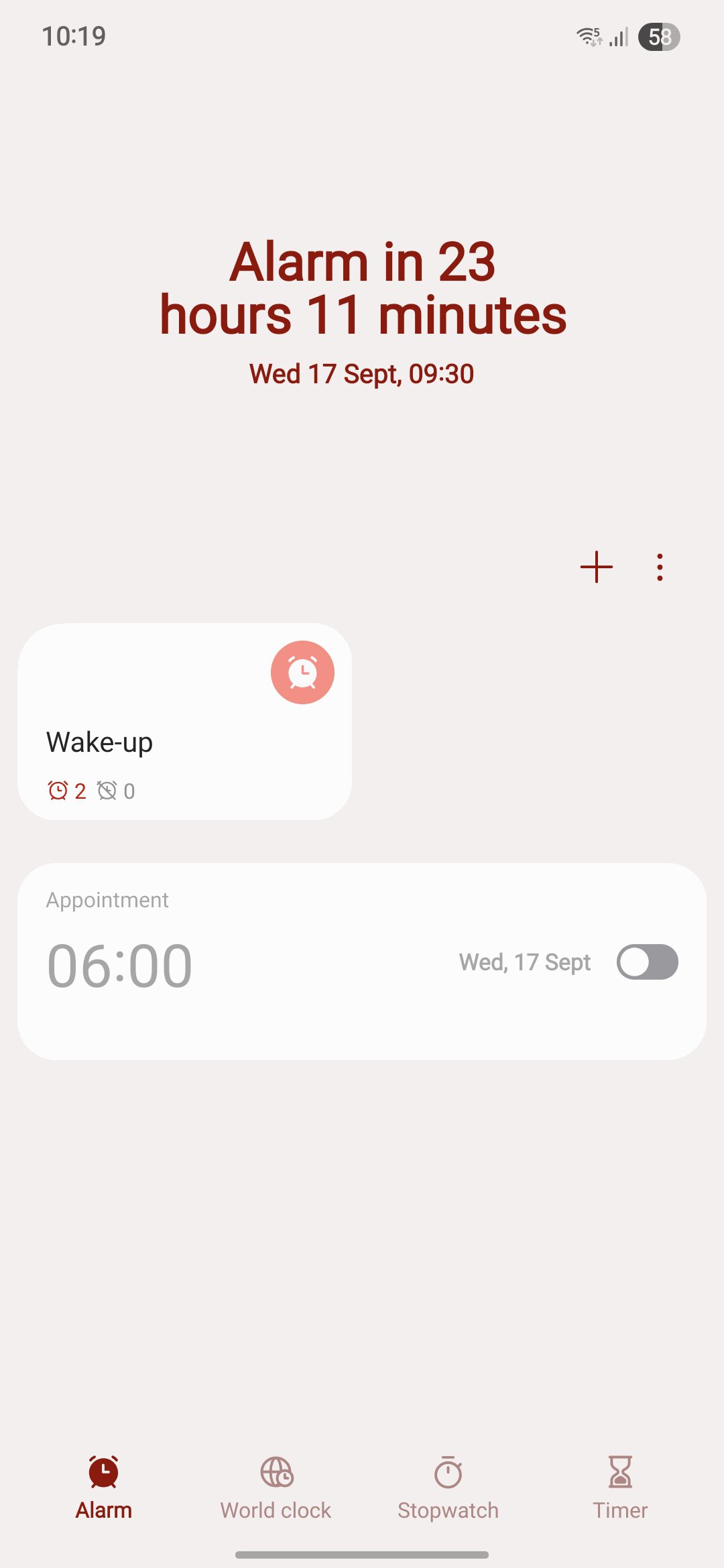 One UI Clock (2)