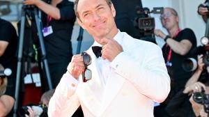 Jude Law at the 'The Wizard Of The Kremlin' (Le Mage Du Kremlin) red carpet at The 82nd Venice International Film Festival on August 31, 2025 in Venice, Italy.
