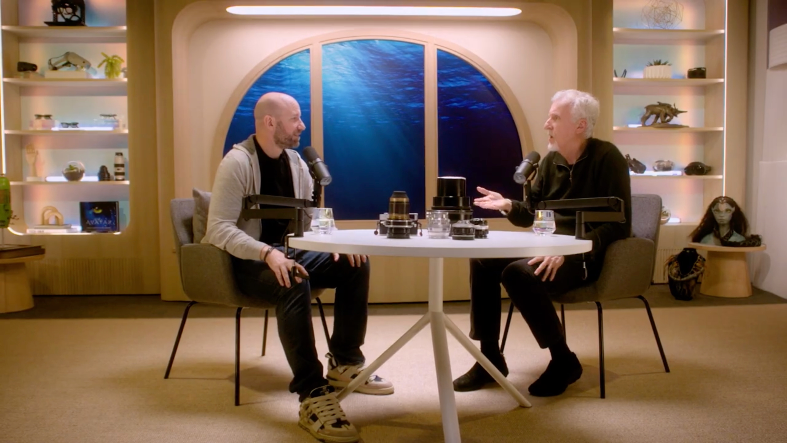 Andrew Bosworth and James Cameron speak on Boz to the Future Podcast about VR filmmaking and future Quest headsets' potential