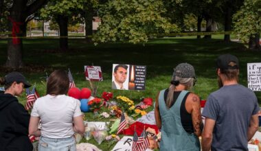 Charlie Kirk shooting suspect not co-operating with authorities, Utah governor says – The Irish Times